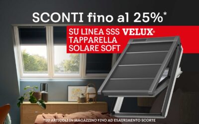 Promo VELUX: scopri la tapparella solare VELUX